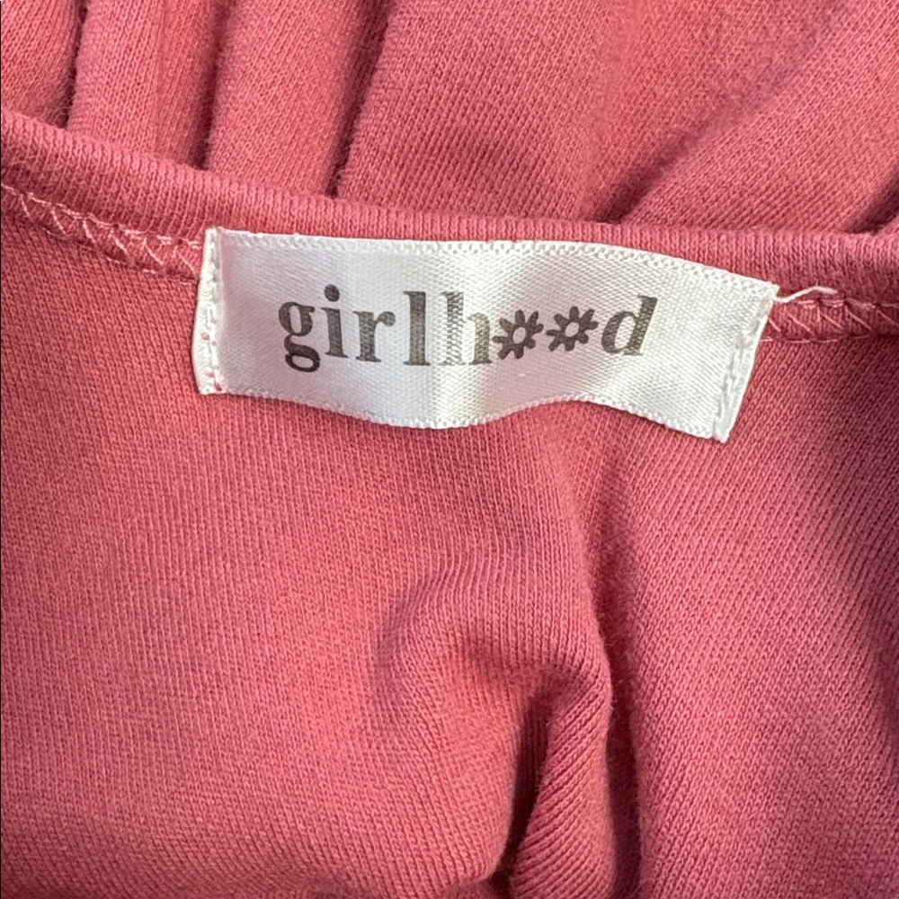 Pink Ruffled Twirl Dress Girlhood by Little Stocking Co Size 4T - Picture 4 of 5